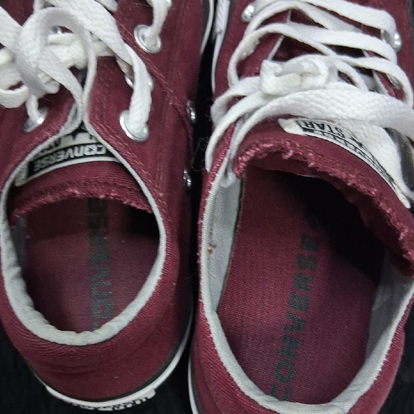 Converse Burgundy Sneakers - Picture 6 of 8